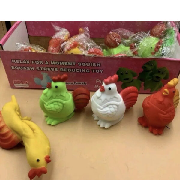 Іграшка-антистрес тягнучка "Курочка"