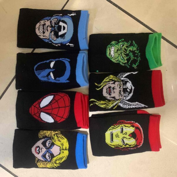 Шкарпетки дитячі високі Primark "Marvel" 3-6 років (р.26-30)