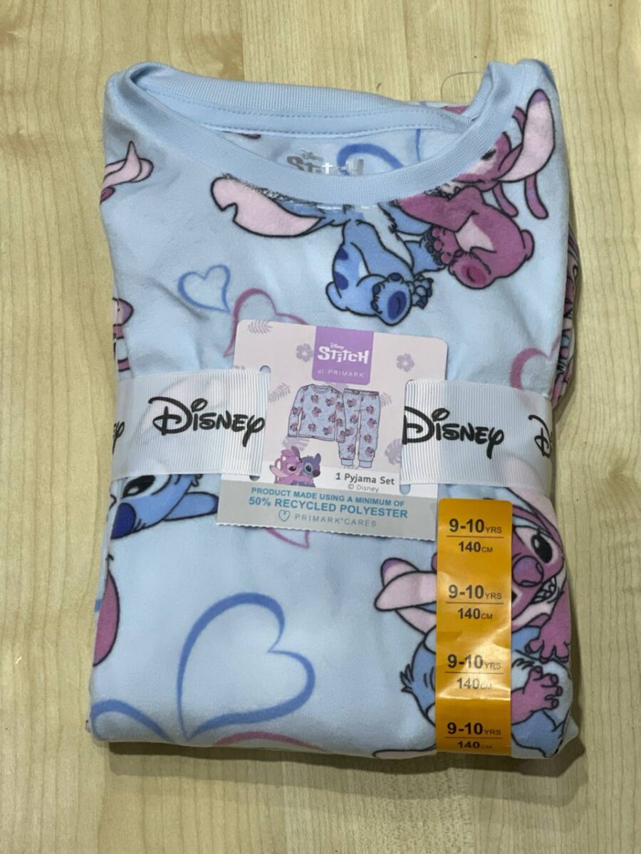 Піжама дитяча Primark "Stitch/ Стітч" флісова велюрова