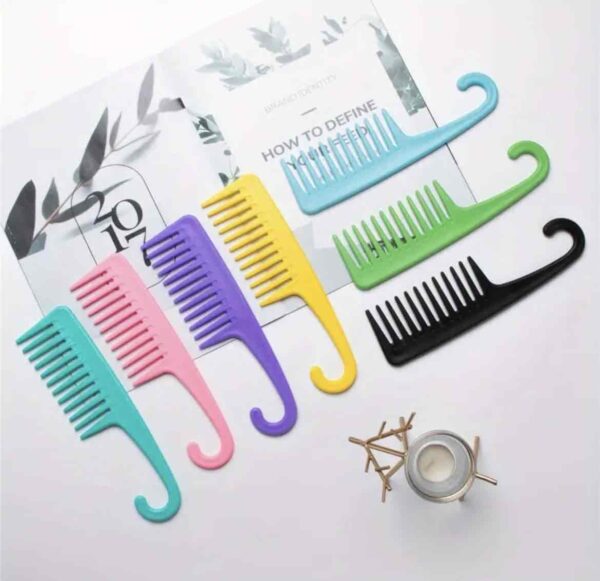 Гребінь для волосся з рідкими зубцями з гачком