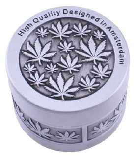 Гріндер/ Подрібнювач тютюну/ канабісу "Амстердам" 40х32 мм металевий