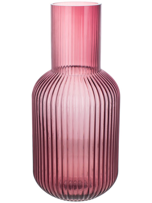 7e77952a-8de8-4f9a-a257-8844bb73afbf.jpg Ваза скляна "Bottle" 34 см пурпурова