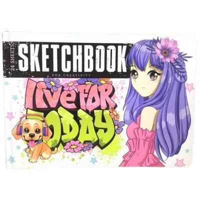 7ea2c729-a840-4b55-b6b6-9d6c5a8f393b.jpg Скетчбук А5 Bourgeois "Аніме" 24 арк.