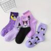 Шкарпетки жіночі/дитячі "Kuromi" середні