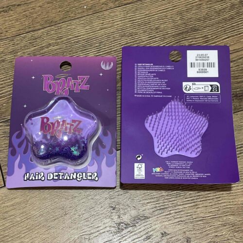 Щітка для волосся компактна дитяча Primark "Bratz" зірка з пересипкою