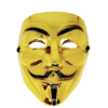 Маска карнавальна Гая Фокса "Анонімус" золота
