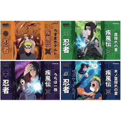 Альбом для малювання А4/12 арк. Kite "Naruto" скоба