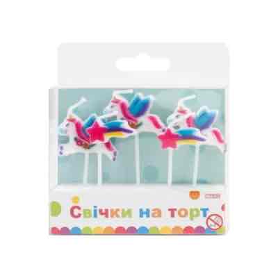 834d54f2-f8f4-4d00-9e74-1acb6cbdcf94.jpg Набір свічок для торта Maxi "Єдинороги" 5 шт