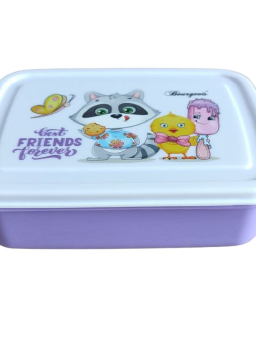 83599ab2-0511-4a26-9978-33a21c76fd2d.png Ланч бокс Bourgeois "Best friends forever» прямокутний з роздільними 420 мл
