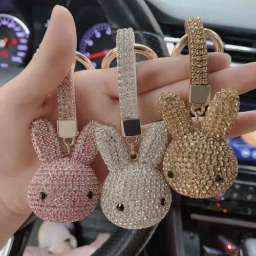 Брелок "Зайчик" зі стразами