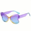Окуляри жіночі сонцезахисні «Метелики» з оправою  (8509)