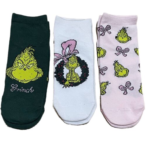 Шкарпетки жіночі Primark "Grinch/ Грінч" короткі