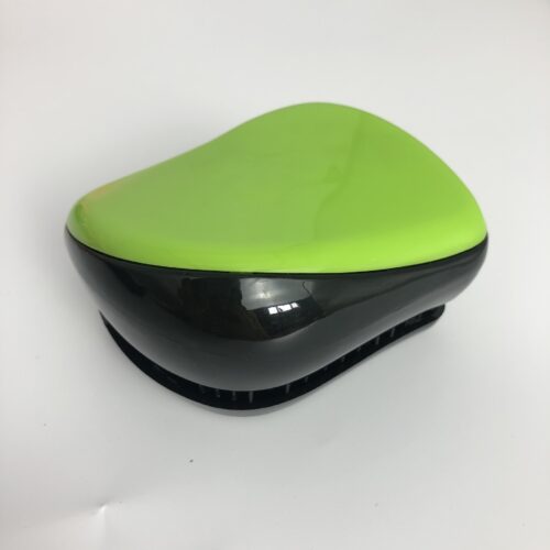 Щітка масажна компактна квадратна для легкого розчісування, зелена