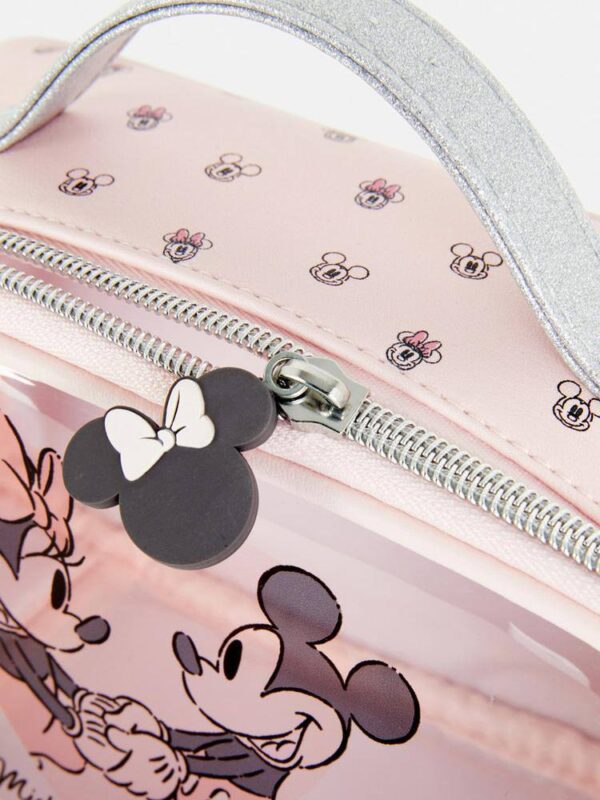 Косметичка "Mickey & Minnie" Primark прямокутна рожева з віконцем