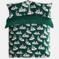 Постіль "Новорічна" Primark King 230*220 підковдра/ 2 наволочки пухнастий фліс