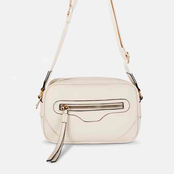 Сумочка Primark з кишенею на замку молочна