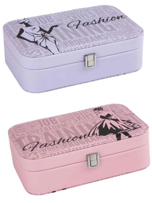 Скринька для прикрас з екошкіри "FASHION" (22*15*7см)