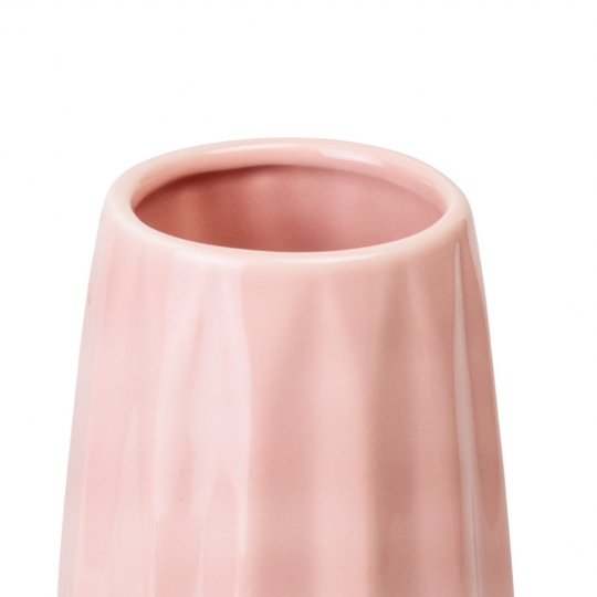 Ваза керамічна "Johanna" 23,5 см рожева
