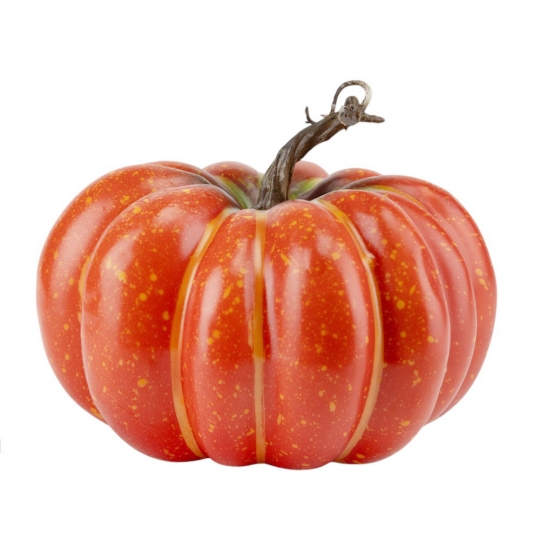 Декоративний гарбуз помаранчевий 16 см