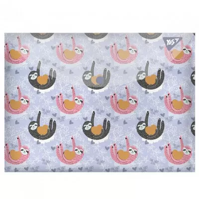 Папка-конверт А5 на кнопці з принтом