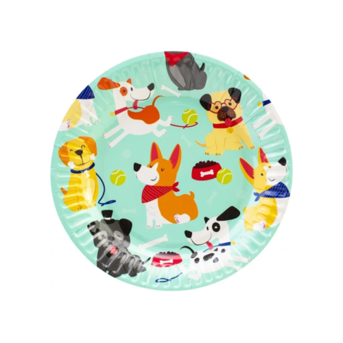 8afc108f-b63d-4917-b4f1-0e59860a7097.png Набір тарілок Maxi "Happy dogs" 6 шт D-17,78 см