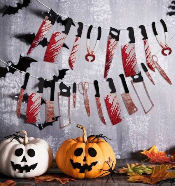 Гірлянда на Хелловін "Кроваві інструменти" 1,8 м