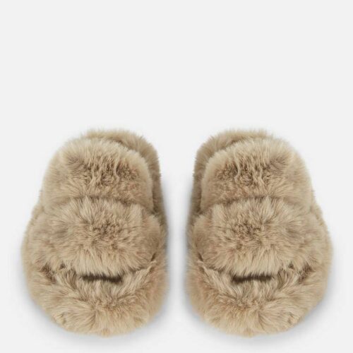 8b0697e0-eaa7-413d-b8cc-3cab3362d610.jpg Тапочки жіночі з ремінцями Primark пухнасті (устілка меморі) беж