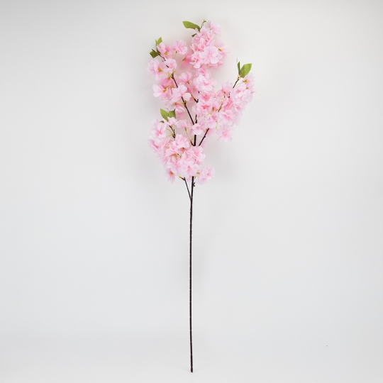 Штучна гілка сакура 98 см рожева