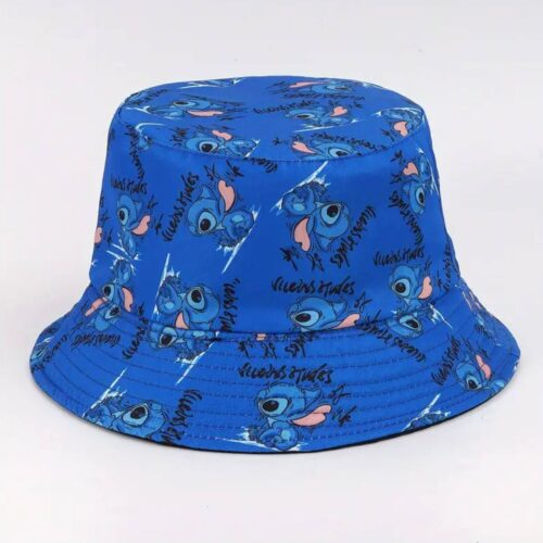 Панама бавовняна "Stitch/Стітч" синя