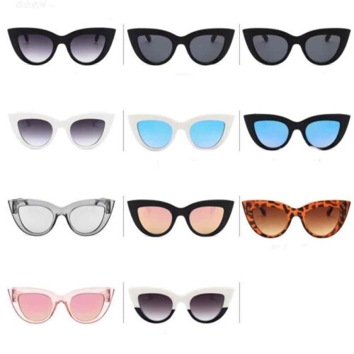 Окуляри жіночі сонцезахисні великі кошачі (6350)