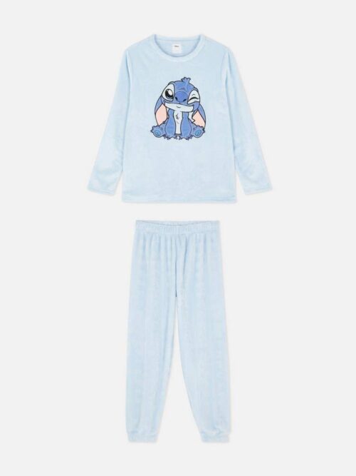 8b85375a-016c-43cd-8fc4-4ab3a2eb8b63.jpg Піжама жіноча Primark "Stitch/ Стітч" плюшева