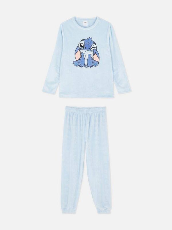 Піжама жіноча Primark "Stitch/ Стітч" плюшева