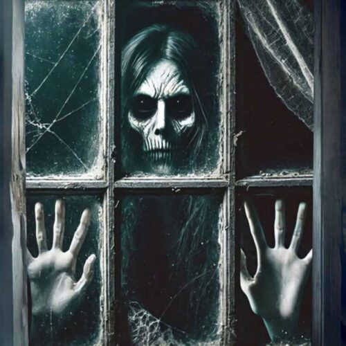 Декор на Хелловін наклейка "Зомбі" 80*127 см