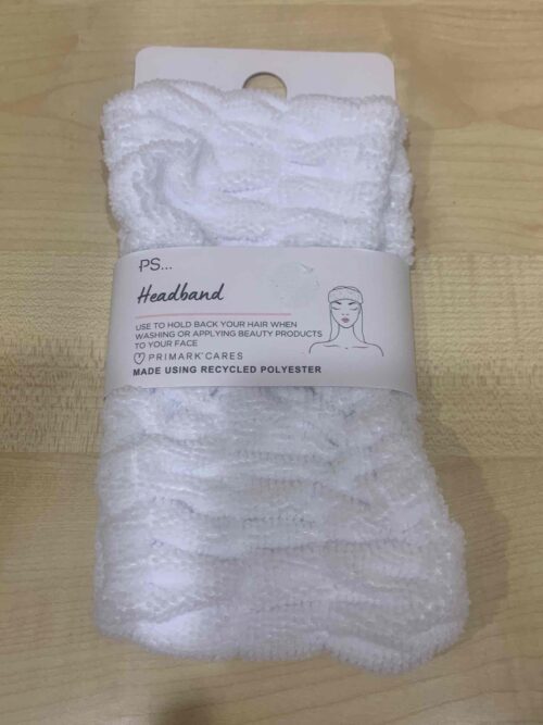 8c667ca1-7146-4182-ada2-4fab3687dee0-1.jpg Пов'язка косметична на голову Primark Headband стретч поліестер біла