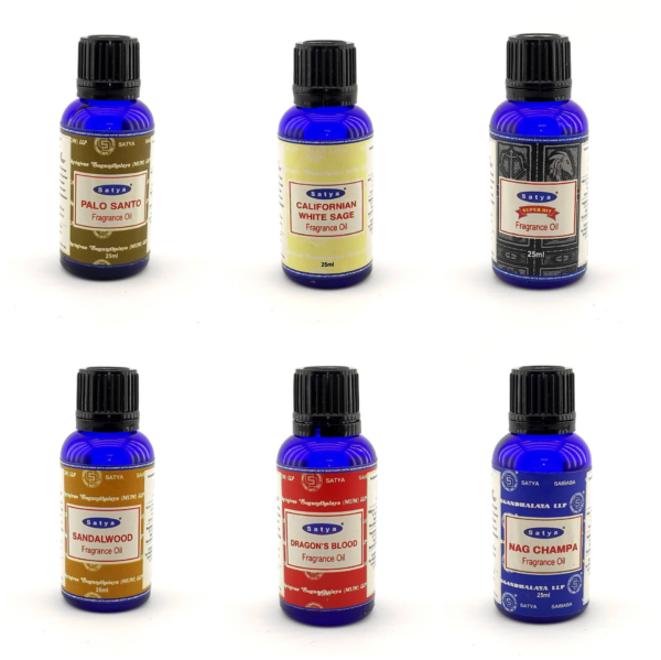 Ароматична ефірна олія Satya 25 мл в асортименті