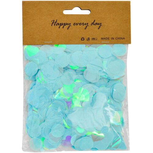 Наповнювач конфеті паперове блакитний
