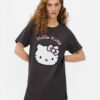 Піжама/ Нічна сорочка "Hello Kitty" котон чорна