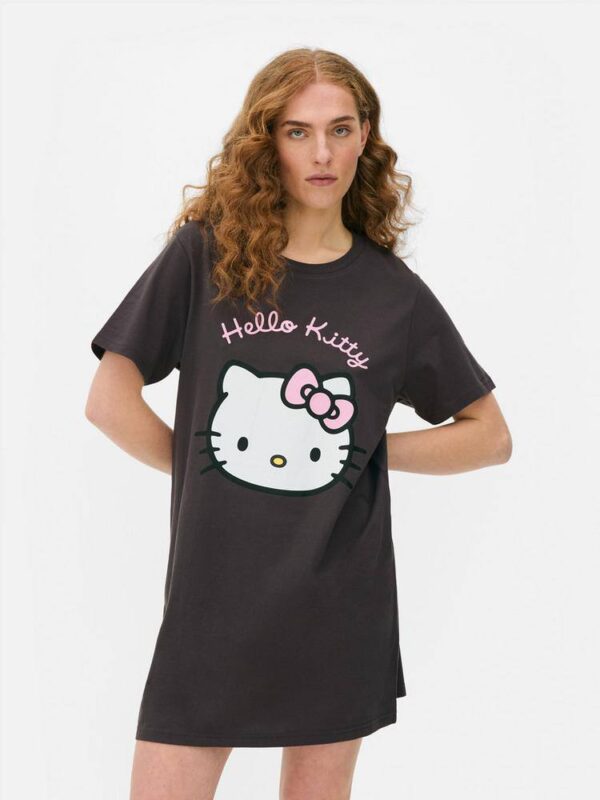 Піжама/ Нічна сорочка "Hello Kitty" котон чорна