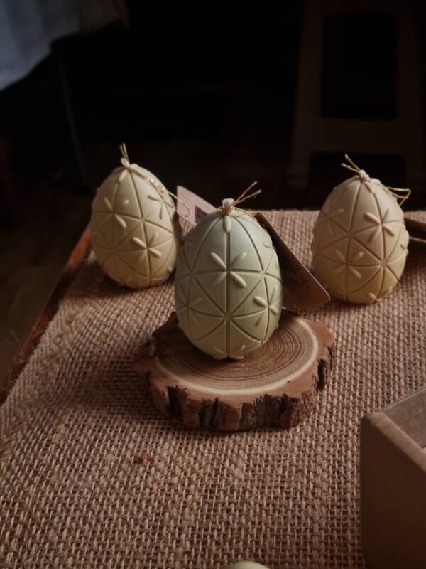 Свічка ручної роботи SVICHOCHKA «Писанка/яйце»