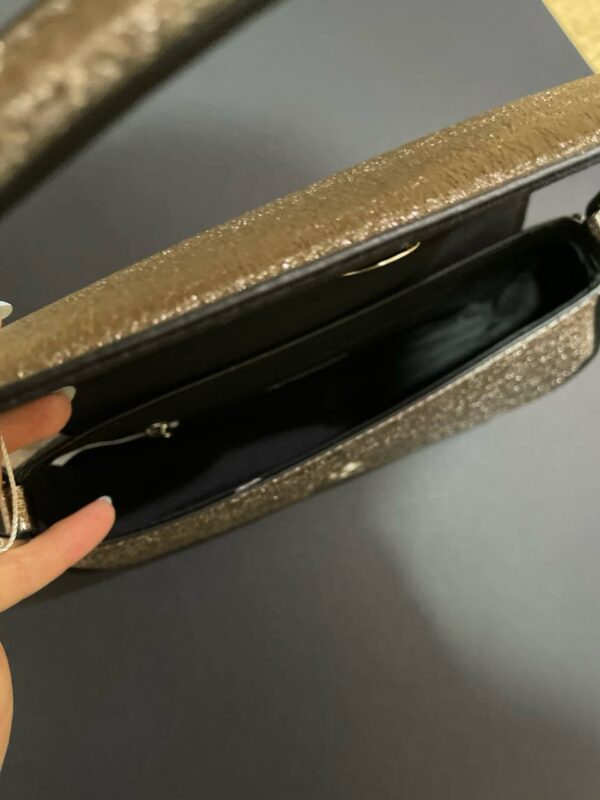 Сумочка міні блискуча Primark бронзовий глітер