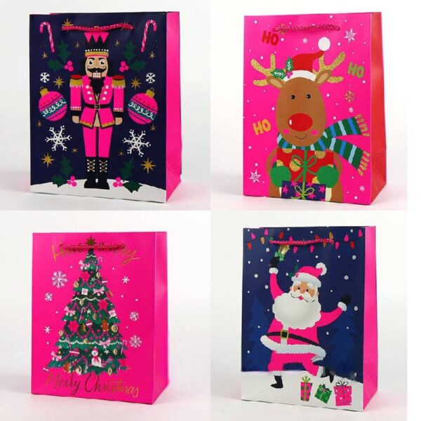 Пакет подарунковий "XS" (14*18*8 см) Новорічний