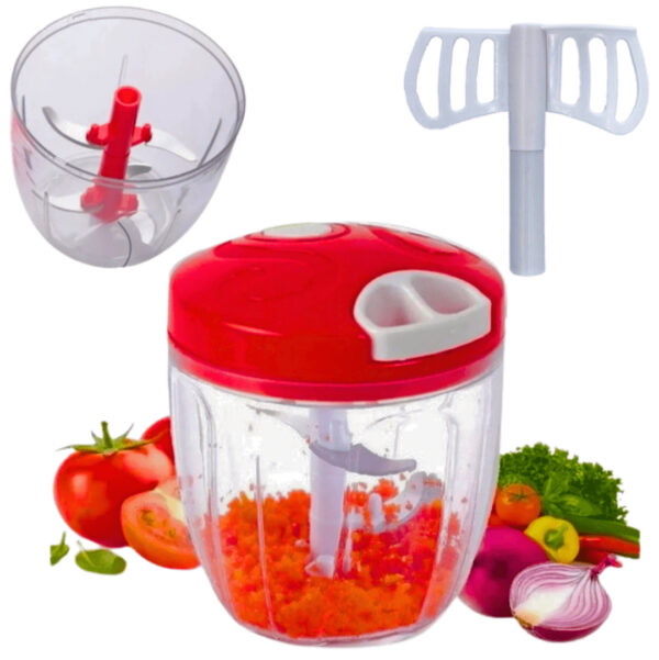 Блендер ручний механічний 5 лез та вінчик мікс кольорів