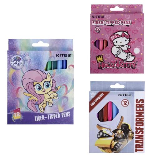 Фломастери Kite "Поні"/ "Hello Kitty" 12 шт