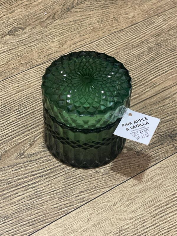 Ароматична свічка у рельєфному склі з кришкою Primark 130g (20 годин) мікс