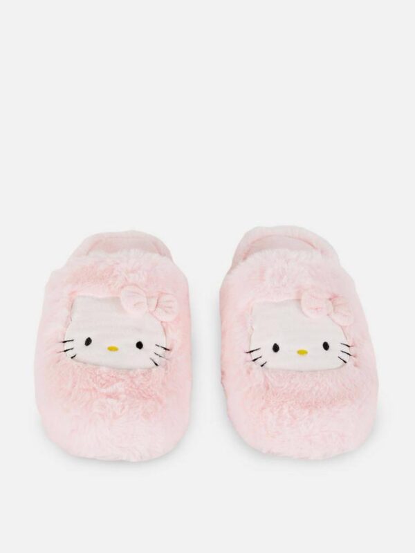 Тапочки-сабо жіночі "Hello Kitty" Primark плюшеві рожеві