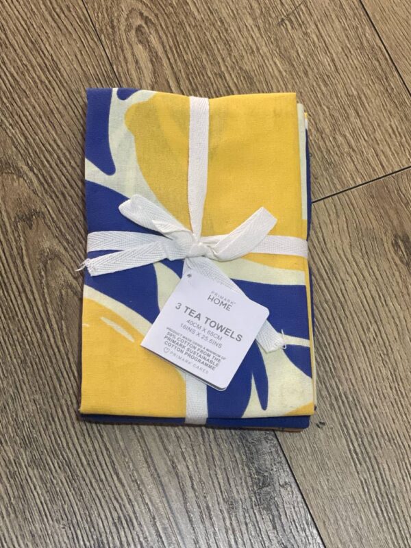 Набір рушників кухонних "Лимони" Primark 50% котон 2 шт