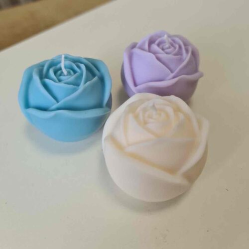 9334cf71-1b56-42e3-b677-8a987cbca058.jpg Свічка ароматична Solodka "Троянда" (бджолиний віск) 95г