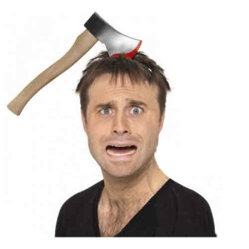 Обруч на Хелловін "Сокира"