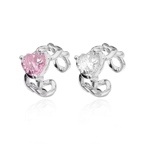 93e18a27-08d3-4280-8ba7-fd8611302900.jpg Каблучка жіноча "Серце" білий/рожевий камінець срібна (10567)