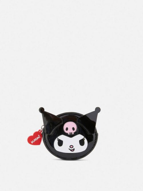 Гаманець дитячий "Kuromi" Primark лакований чорний
